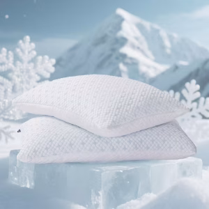 EGOHOME 2-Pack Adjustable Cooling Bed Pillows, Shredded Memory Foam Pillows Set of 2